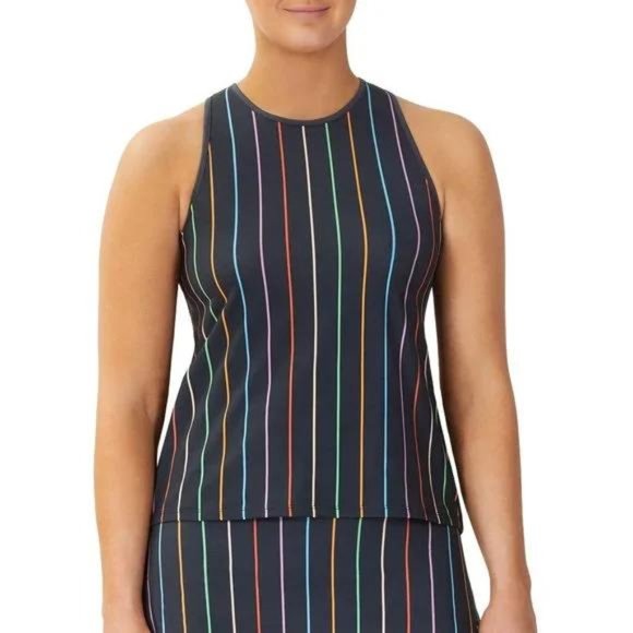 NWT FILA Women's Cross Court Tie Up Back Tank Top New - Picture 2 of 5